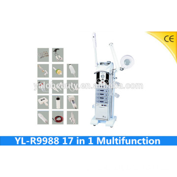 YALO YL-R9988 ultrasonic beauty & health instrument 17 in1 for Facial Cleaning